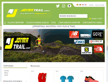 Tablet Screenshot of jormatrail.com